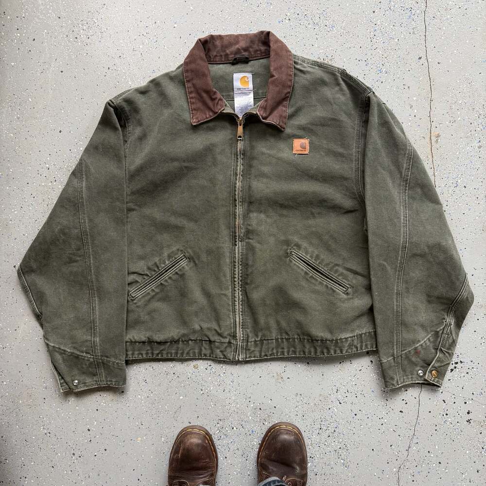 Carhartt MOS Detroit Work Jacket Men's Size 2XL Moss … - Gem